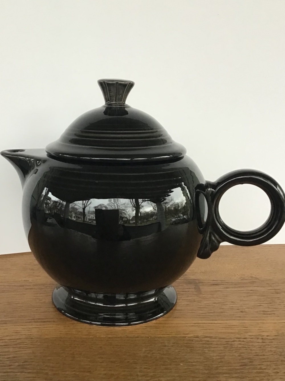 Vintage Fiesta Black Teapot with Lid Excellent Condition Fiestaware
